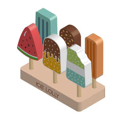 Montessori Wooden Ice Cream shop Playset