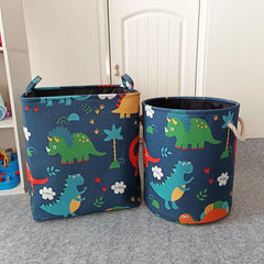 Toy Storage Box with Dinosaurs