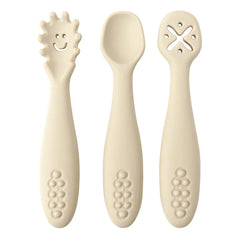 Set of 3 Silicone Learning Spoons