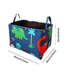 Toy Storage Box with Dinosaurs
