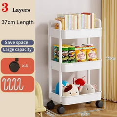 Storage Organizer with wheels For Children