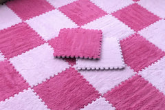 20 Pieces Set Modular Velvet Play Mat