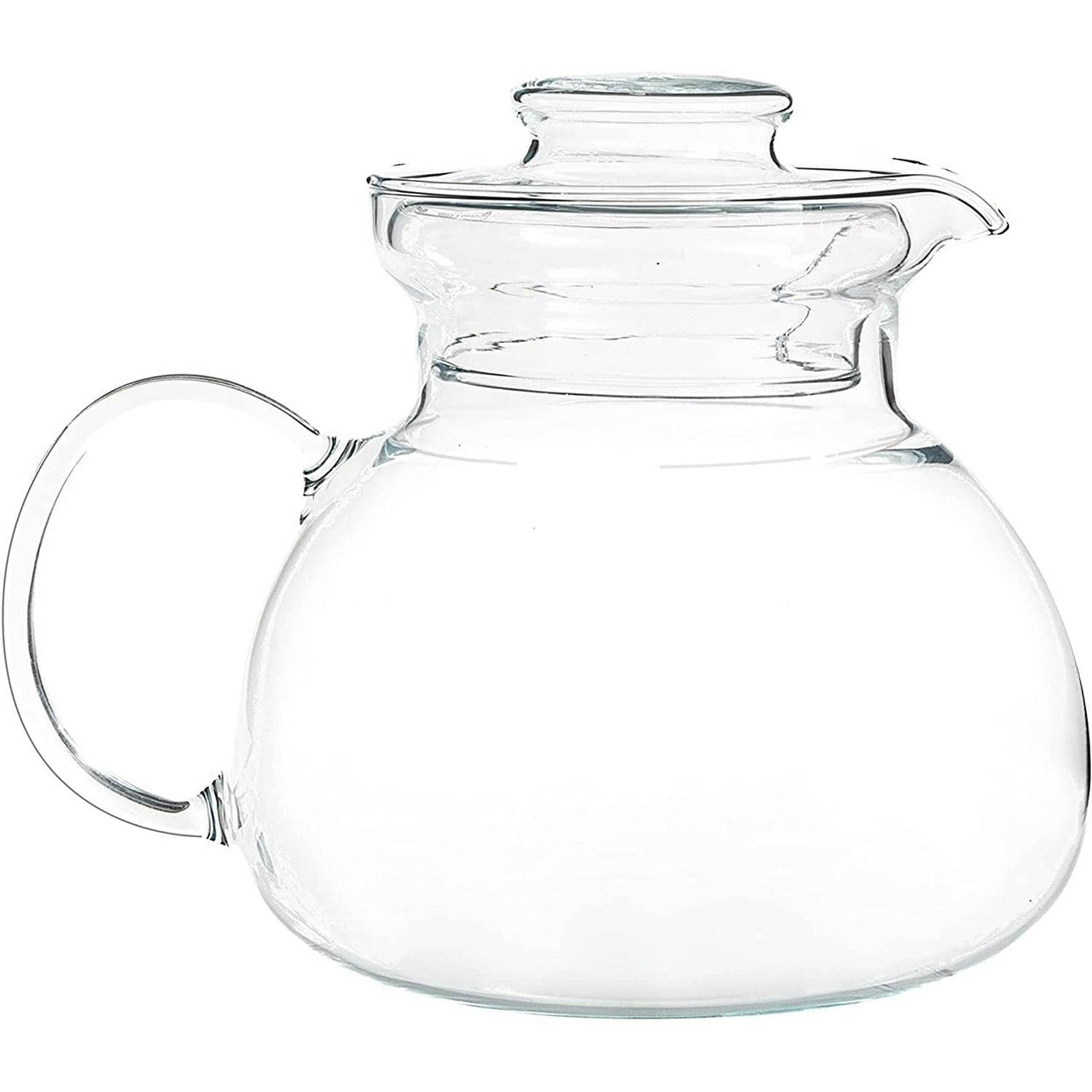 1.5 Quart Stovetop Clear Glass Teapot Kettle with Lid - Microwave Safe-2