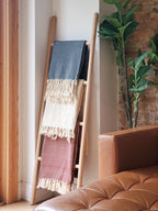 Artisanal Handwoven Cotton Throw Blanket