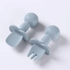 2pcs Food Grade Silicone Cutlery