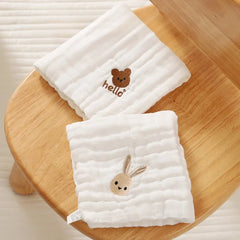 6 Layer Cotton Embroidered Baby Burp Cloth
