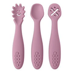 Set of 3 Silicone Learning Spoons