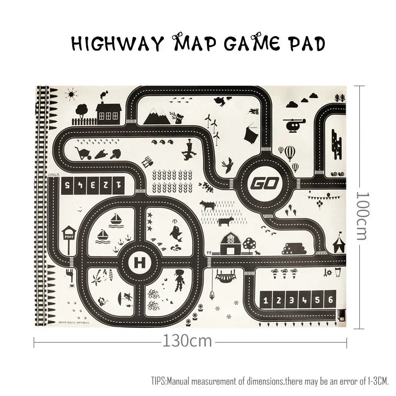 Children's Play Mat "Streets in the City"