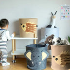 Storage Bin with Animals