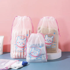 Transparent Organizer Bag Cartoon
