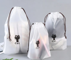 Transparent Organizer Bag Cartoon