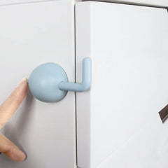 1-3 pcs Childproof Safety Hooks for Doors and Drawers