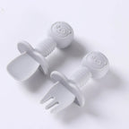 2pcs Food Grade Silicone Cutlery