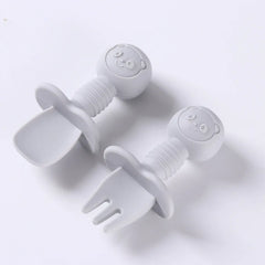 2pcs Food Grade Silicone Cutlery