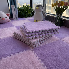 20 Pieces Set Modular Velvet Play Mat