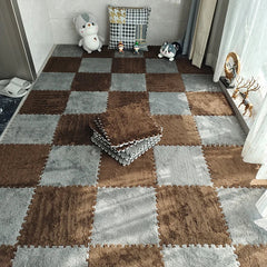 20 Pieces Set Modular Velvet Play Mat