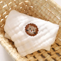 6 Layer Cotton Embroidered Baby Burp Cloth