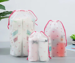 Transparent Organizer Bag Cartoon