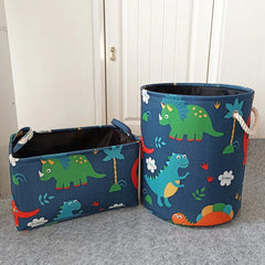 Toy Storage Box with Dinosaurs