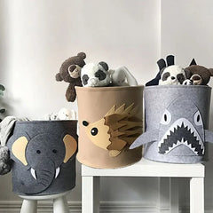 Storage Bin with Animals