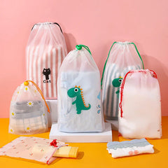 Transparent Organizer Bag Cartoon