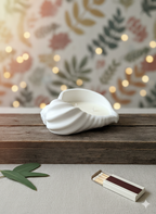 Jesmonite Seashell Candle | Luxury Coastal Home Accent-1