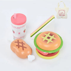 Wooden Pretend Play Food