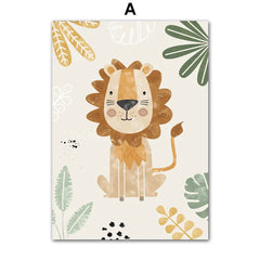 Decorative Picture "Jungle Animals"