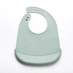 Baby Silicone Bib for Babies with Pocket