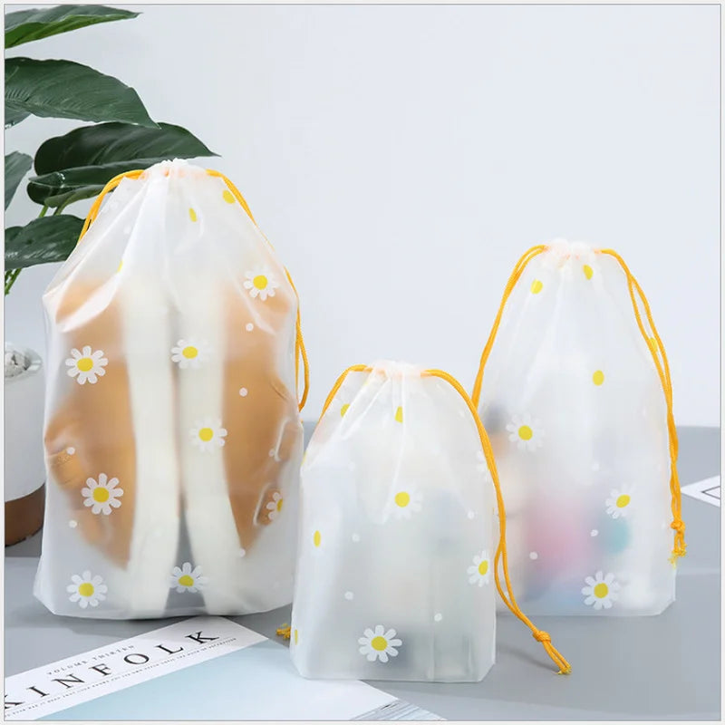 Transparent Organizer Bag Cartoon