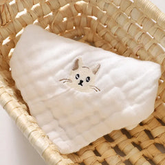 6 Layer Cotton Embroidered Baby Burp Cloth