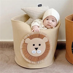 Storage Bin with Animals