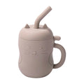 Silicone Straw Water Bottle