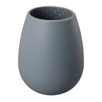 Unbreakable Silicone Stemless Wine Glassware | Set of 4  (Dark Grey)-2