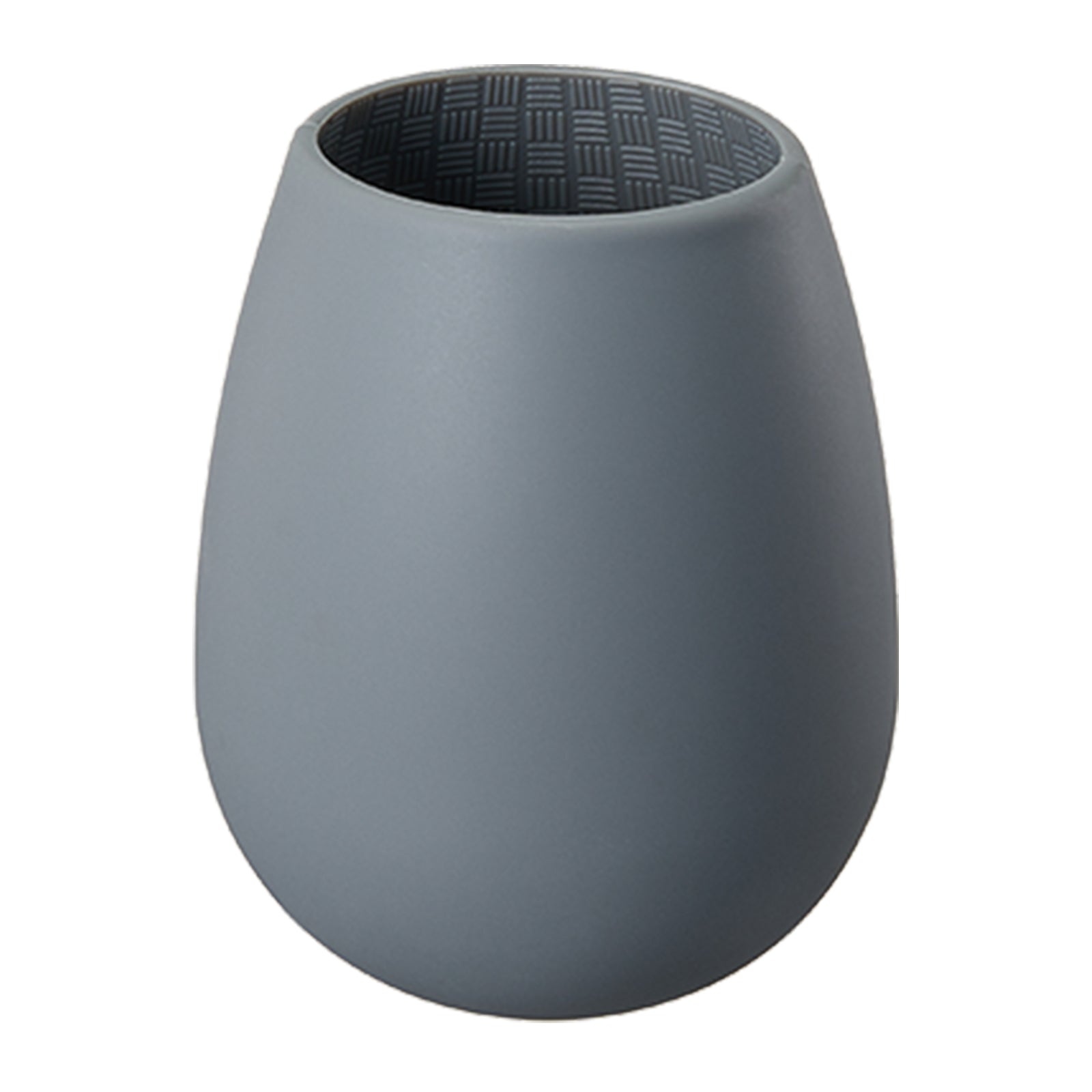 Unbreakable Silicone Stemless Wine Glassware | Set of 4  (Dark Grey)-2