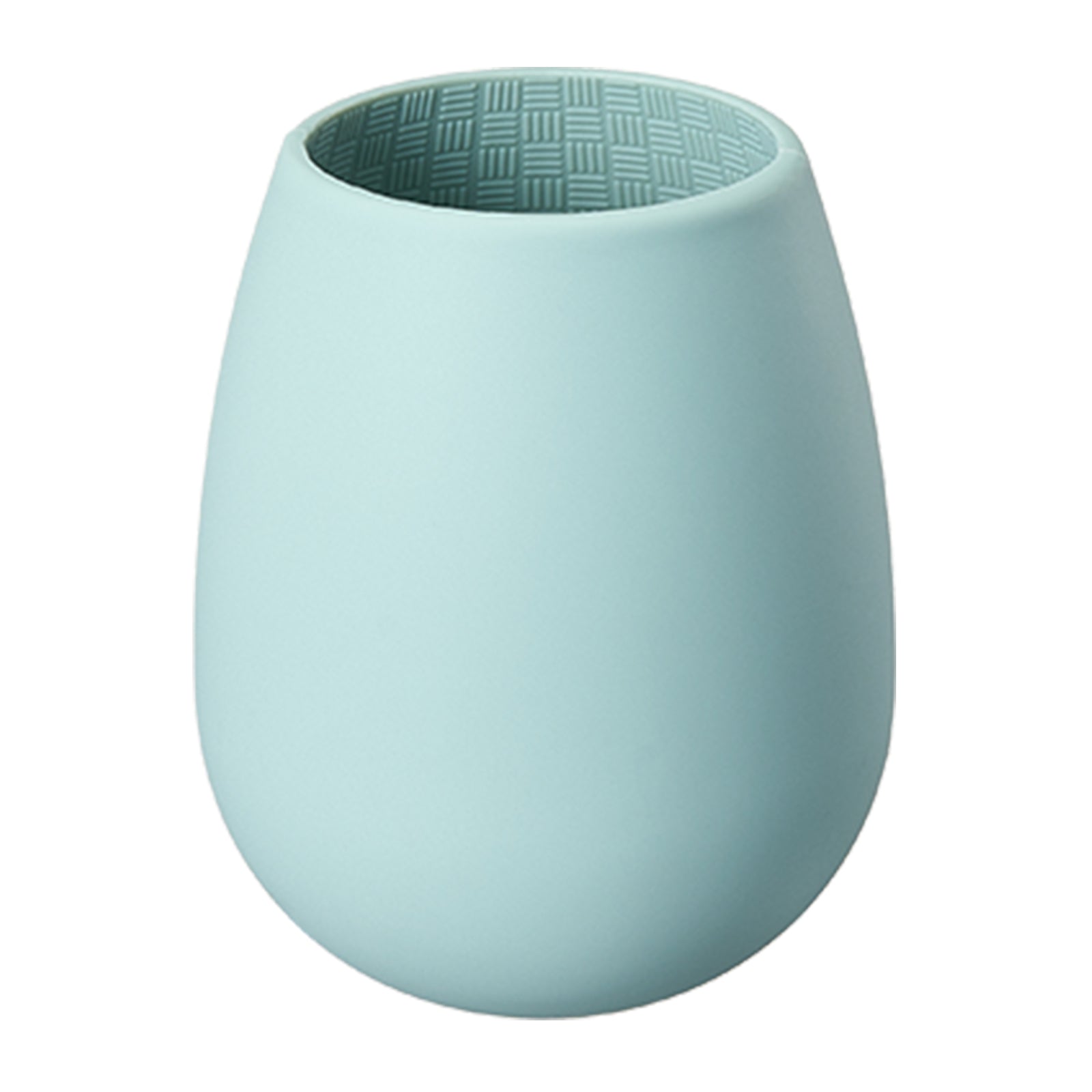 Unbreakable Silicone Stemless Wine Glassware | Set of 4 (Light Blue)-2