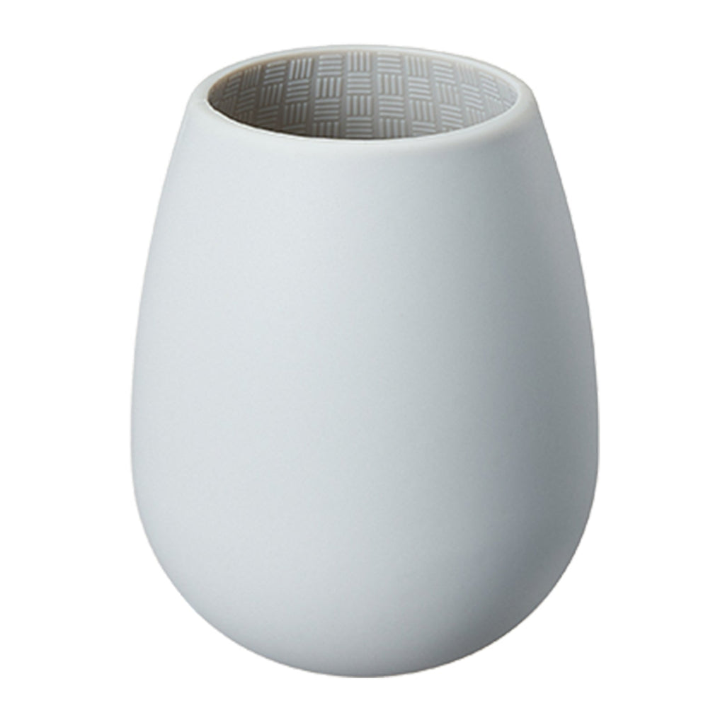 Unbreakable Silicone Stemless Wine Glassware | Set of 4 (Light Grey)-3