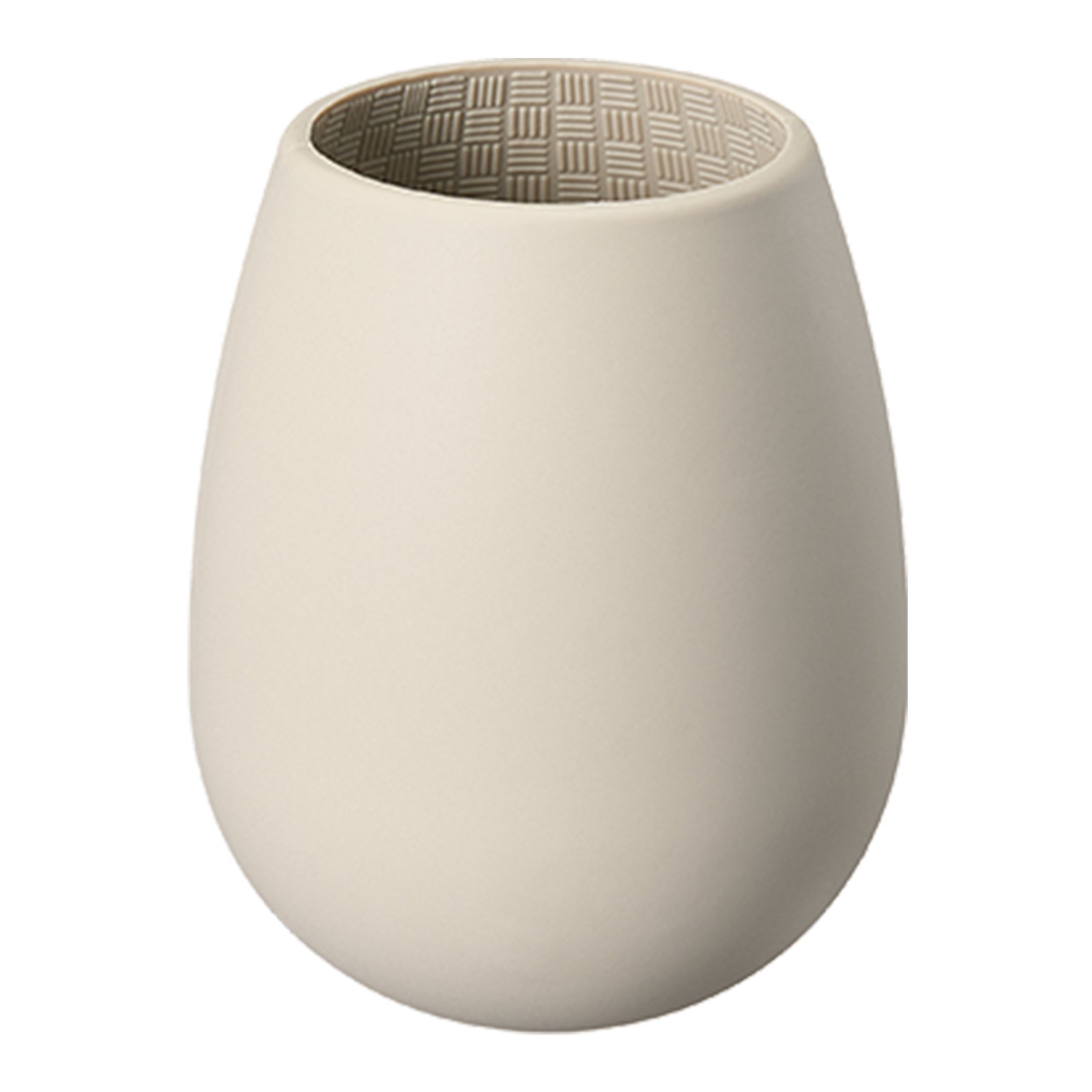 Unbreakable Silicone Stemless Wine Glassware | Set of 4 (Tan)-2