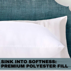 Dada Bedding Luxury 20x28 Pillow Insert - Soft Medium Firm, Premium Polyester, Perfect for Side and Back Sleepers-3