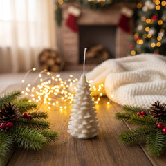Handmade Christmas Tree Candles