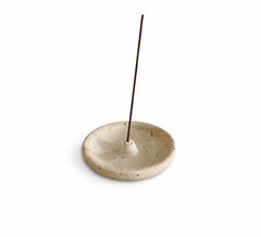 Still Travertine Incense Holder-0