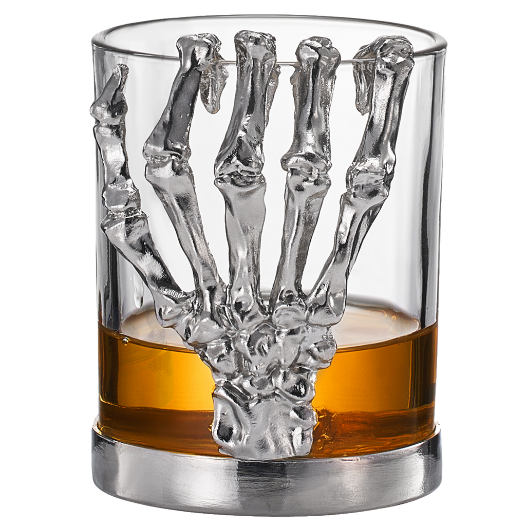 Skeleton Whiskey Glass Tumbler | Single | 10oz-0