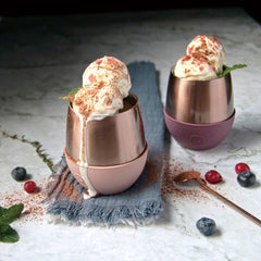 Pink Gold Tumbler-Latte 8 OZ