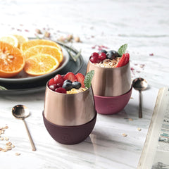 Pink Gold Tumbler-Wild Cherry 8 OZ
