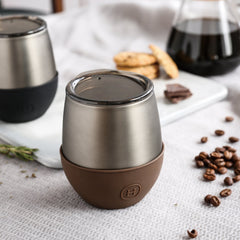 Titanium Grey Tumbler-Mocha 8 OZ