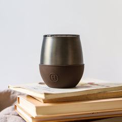 Titanium Grey Tumbler-Mocha 8 OZ