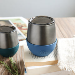 Titanium Grey Tumbler-Navy Blue 8 OZ