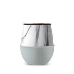 White Marble Tumbler-Cumulus 8 OZ