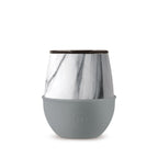 White Marble Tumbler-Fjord 8 OZ