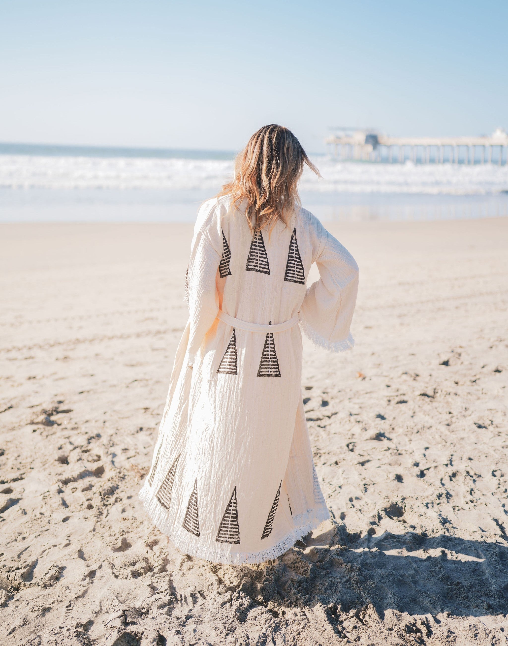 Turkish Cotton Muslin Kimono Robe – 100% Turkish Cotton Muslin Unisex Kimono Bathrobe (One Size)-0